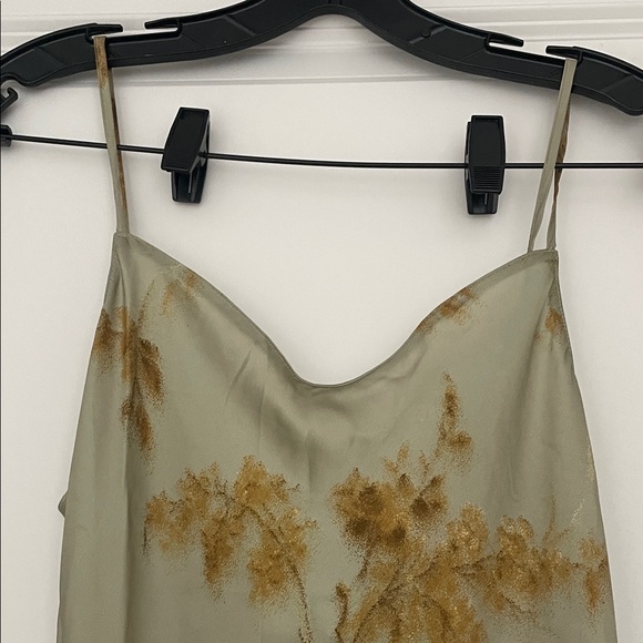 Reformation Parma silk maxi dress in golden hour - Picture 4 of 10